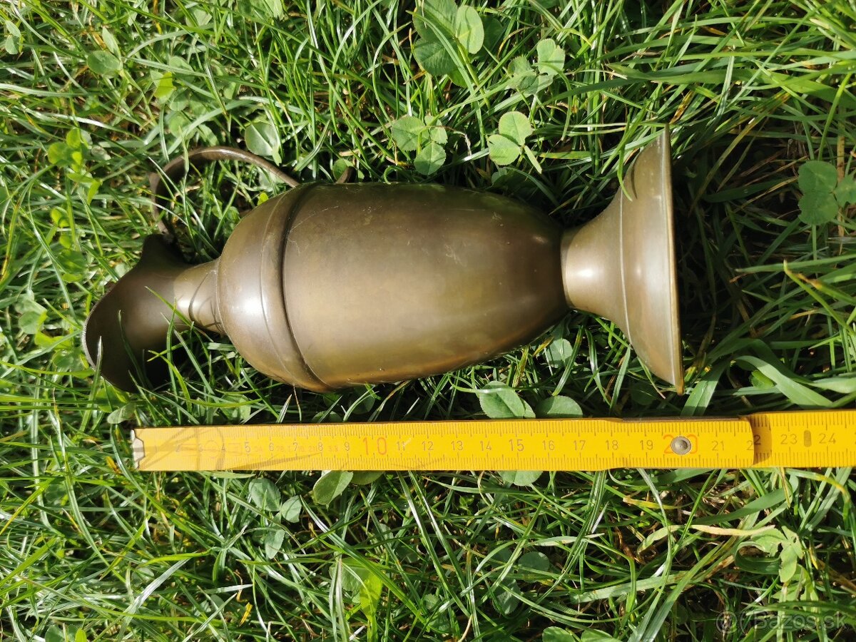 Predám starú mosadznú vázu - 3