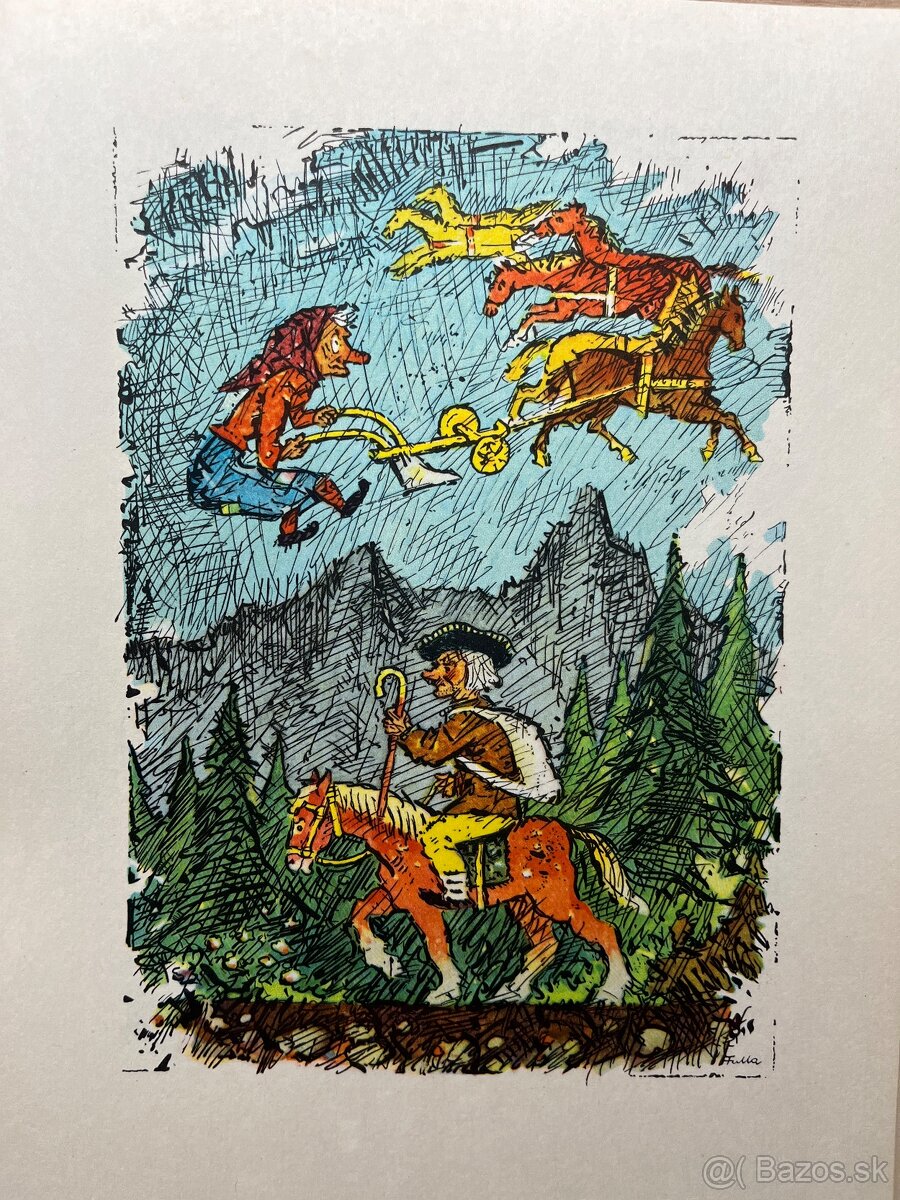 Dobšinský, Fulla - Zlatá podkova, zlaté pero, zlatý vlas - 3