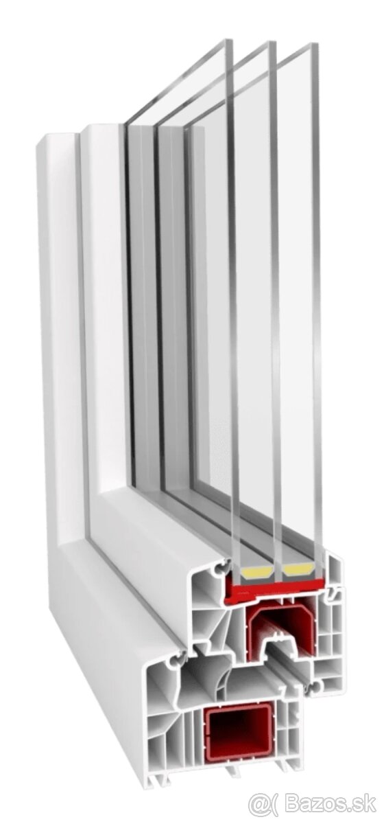 LACNO predám Nove plastové okna 7komorové 3-sklo LACNO - 3