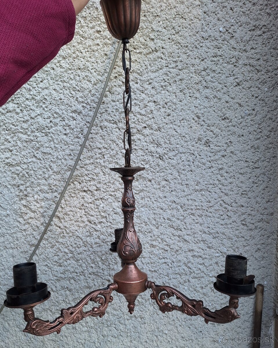 Starý medený luster - 3