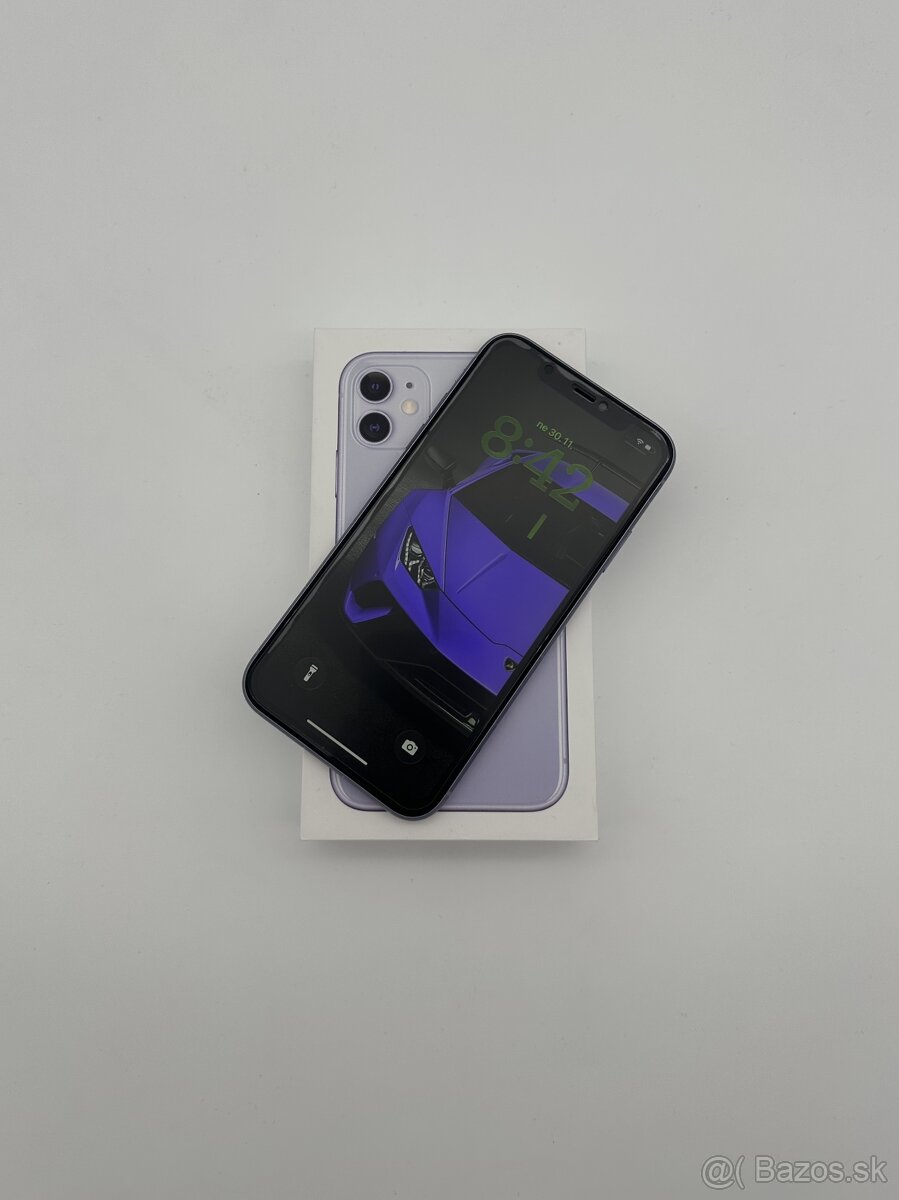 iPhone 11 64GB Black & Purple + ZÁRUKA - 3