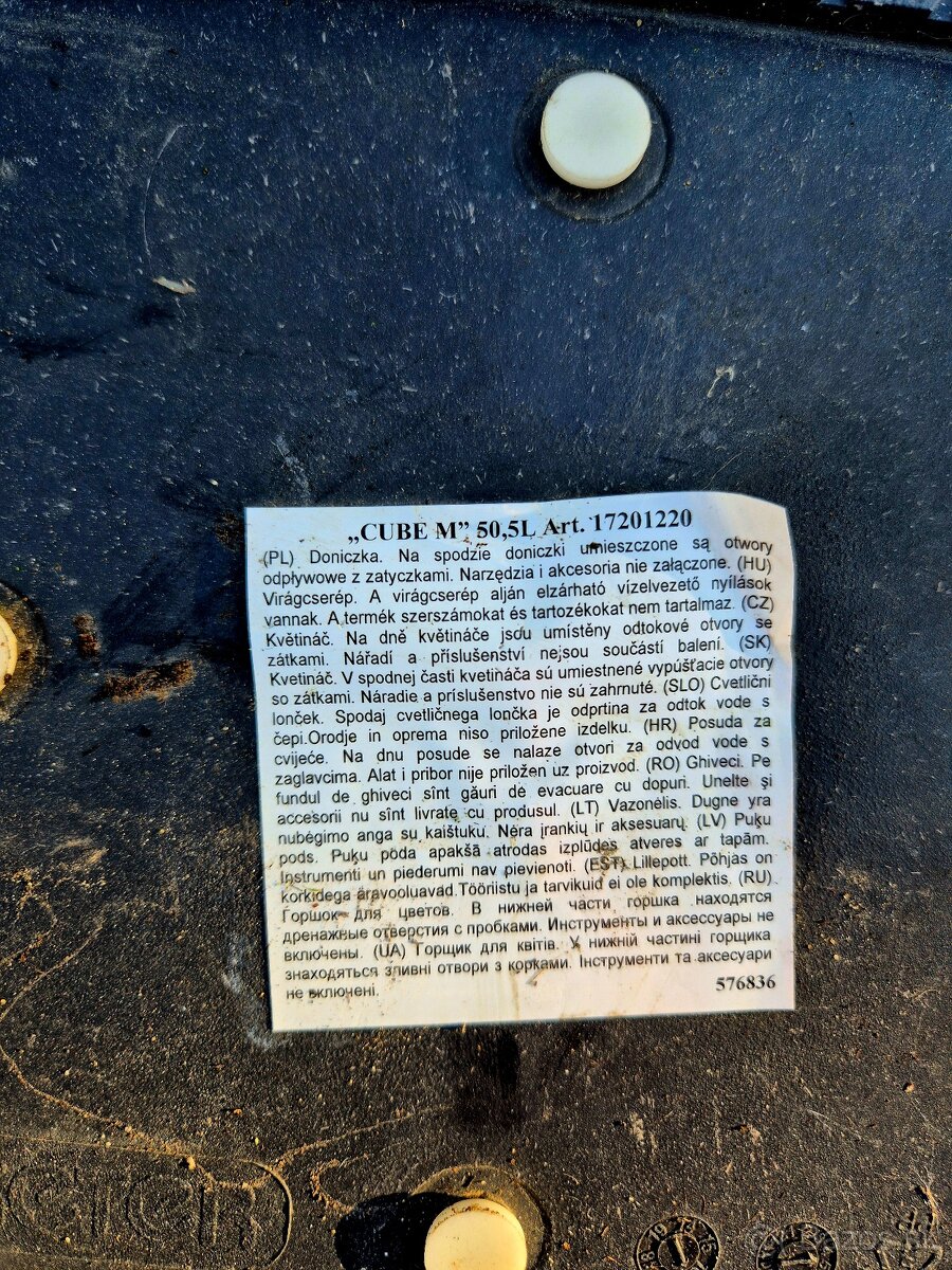 Kvetináč CUBE M 50L - 3