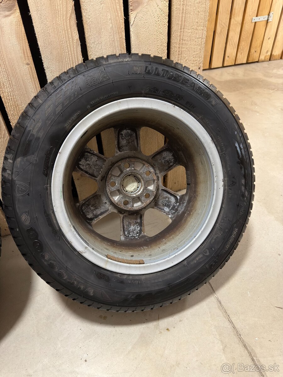Disky Škoda + celoročné pneu 195/65 R15 - 3