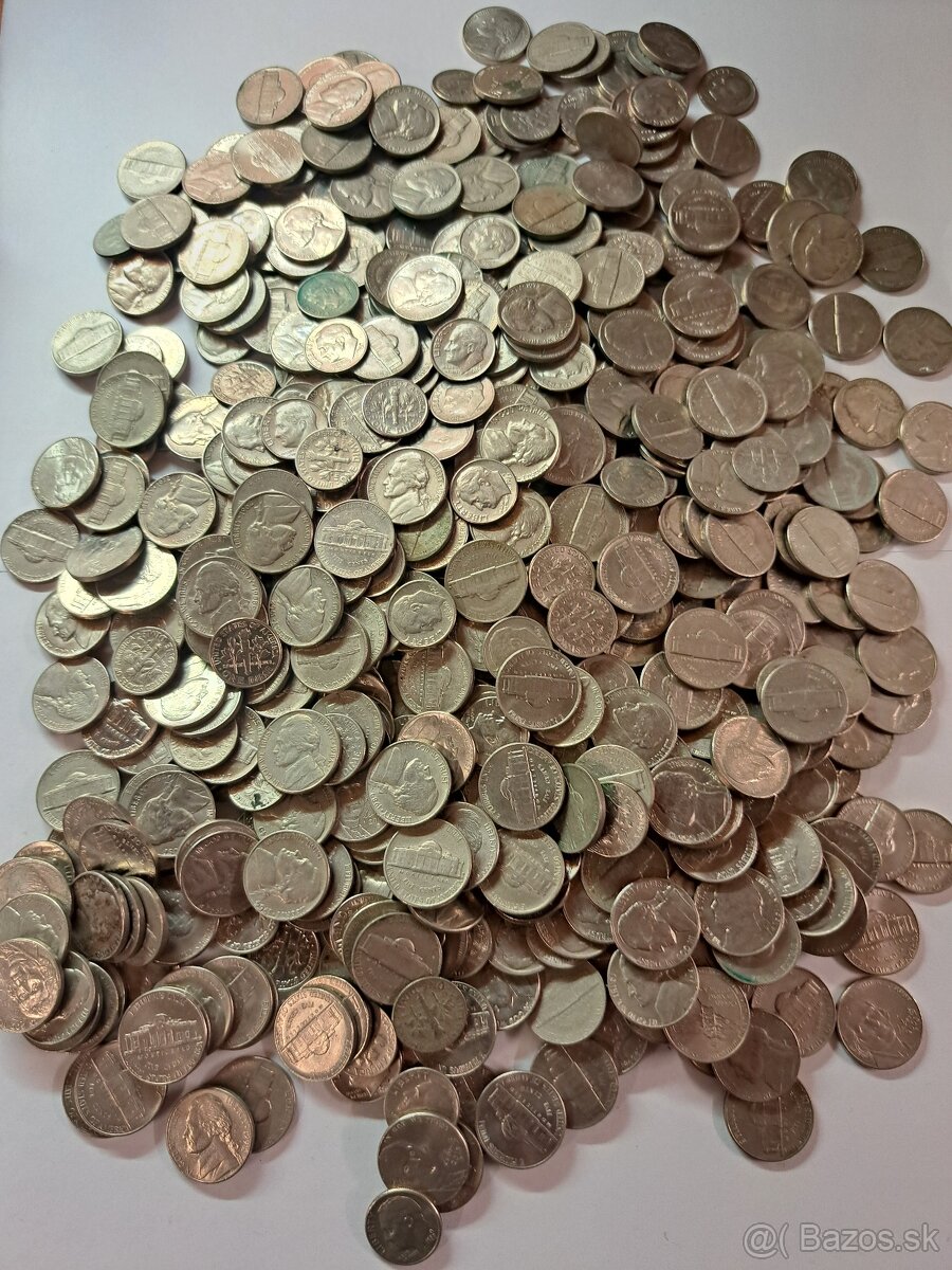 Predam Americke mince 1 - 3