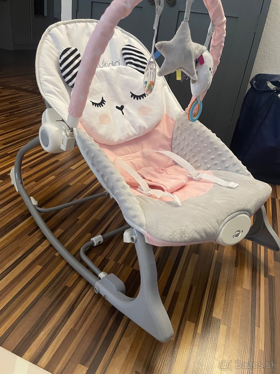 Detské hojdacie vibračné lehátko - 3