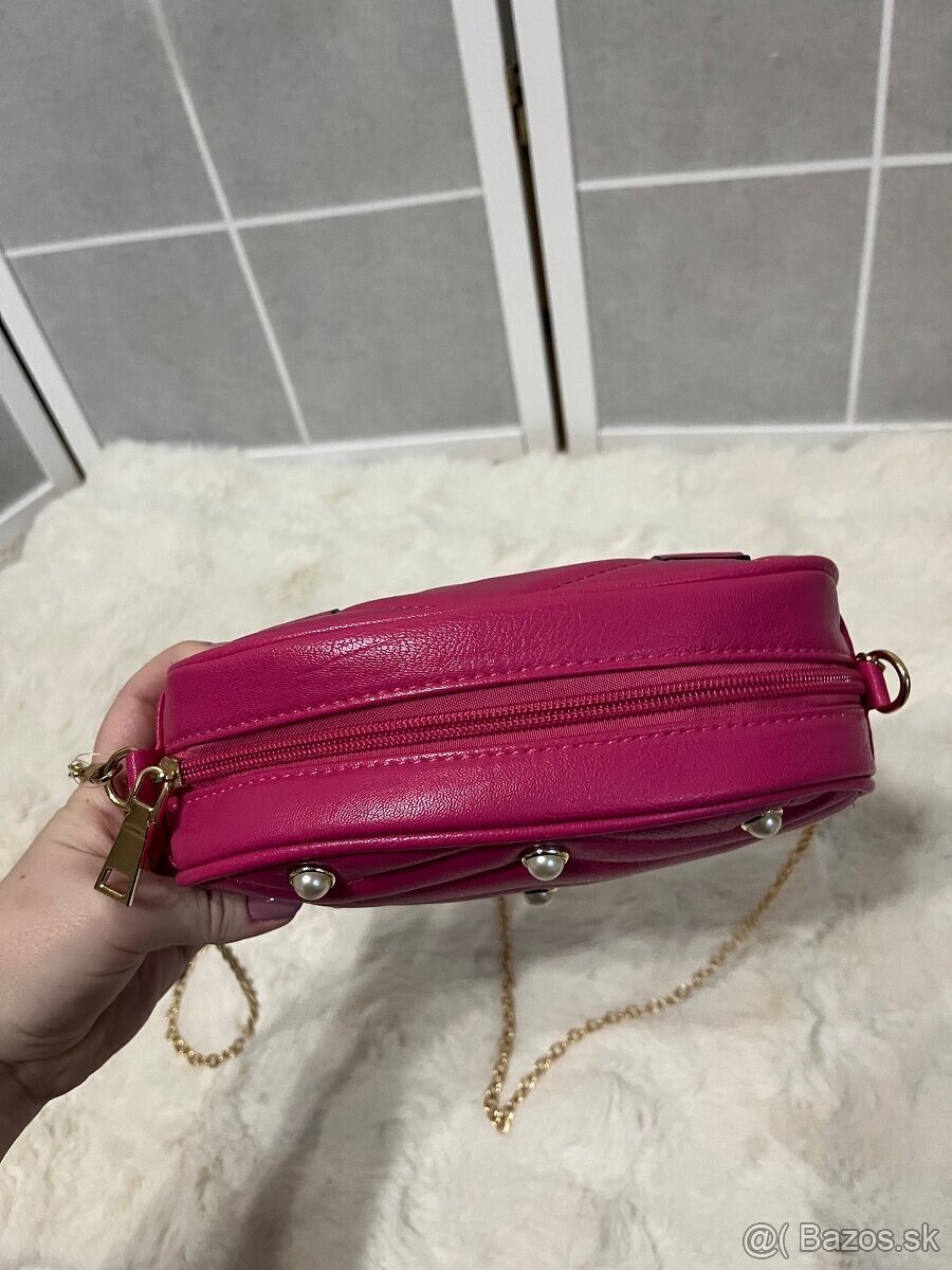 Dámska ružová kabelka - 3