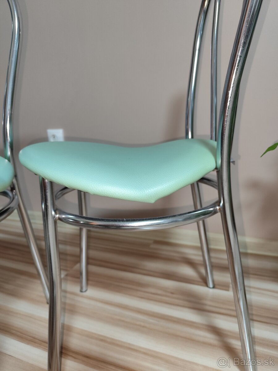 Kovové jedálenské stoličky - 3