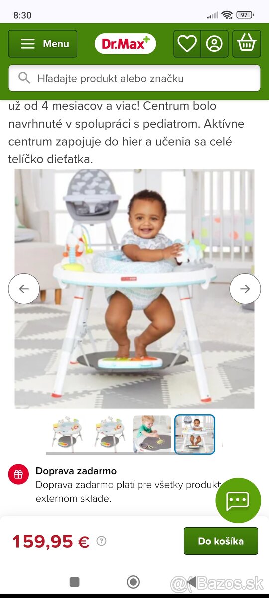 Skip hop Aktívne centrum 3v1 - 3