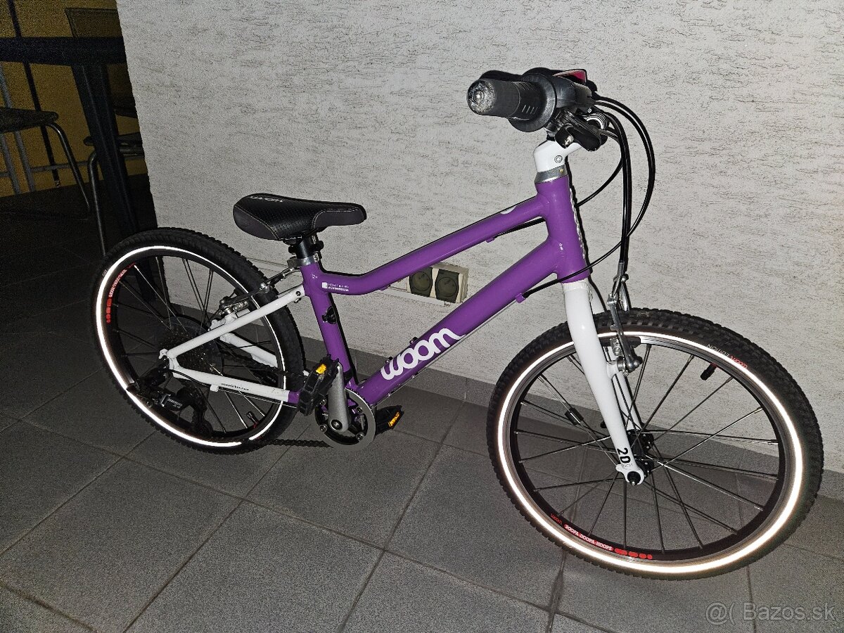 Woom 4 purple, ako nový - 3