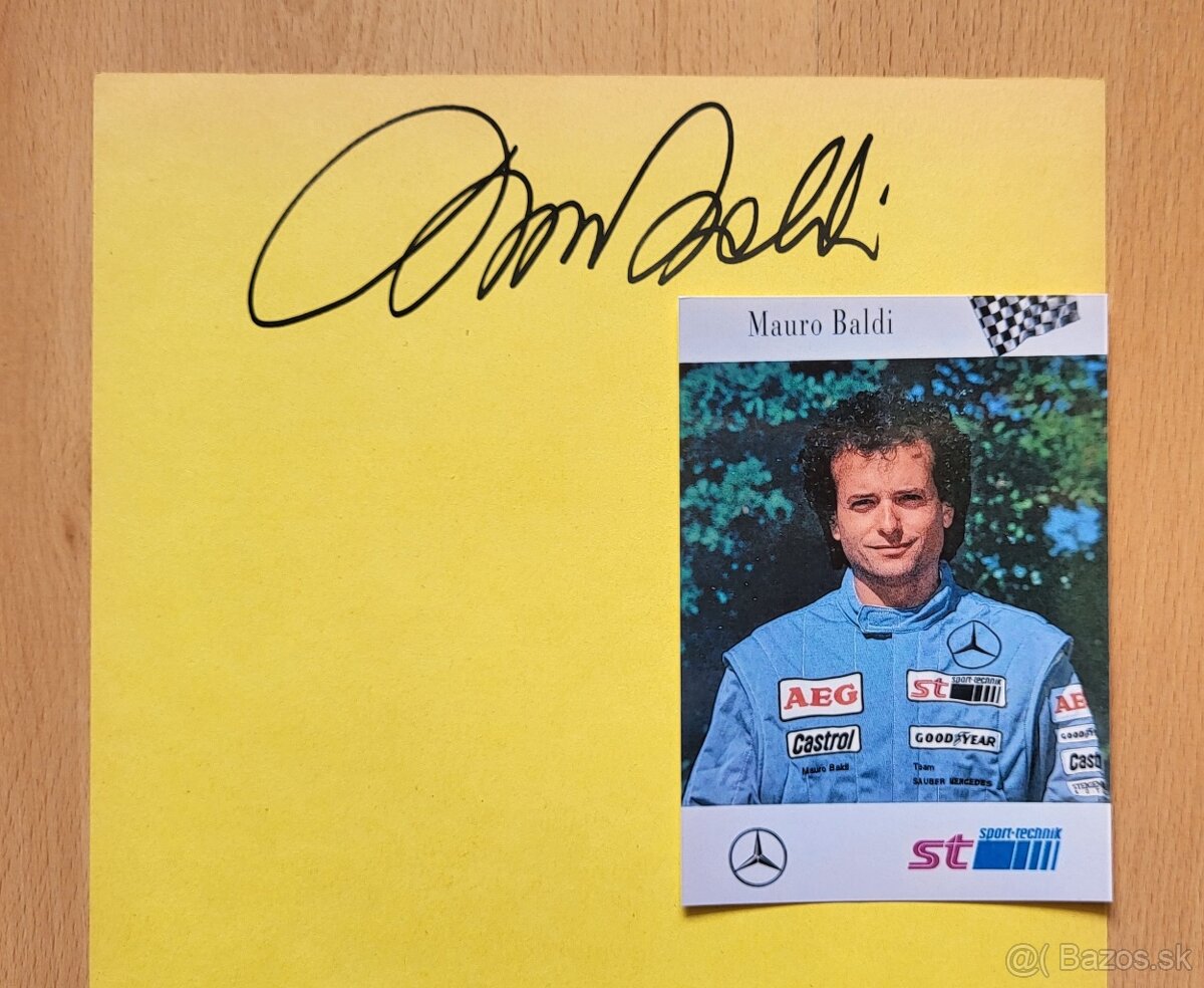Mauro Baldi originální autogram - 3