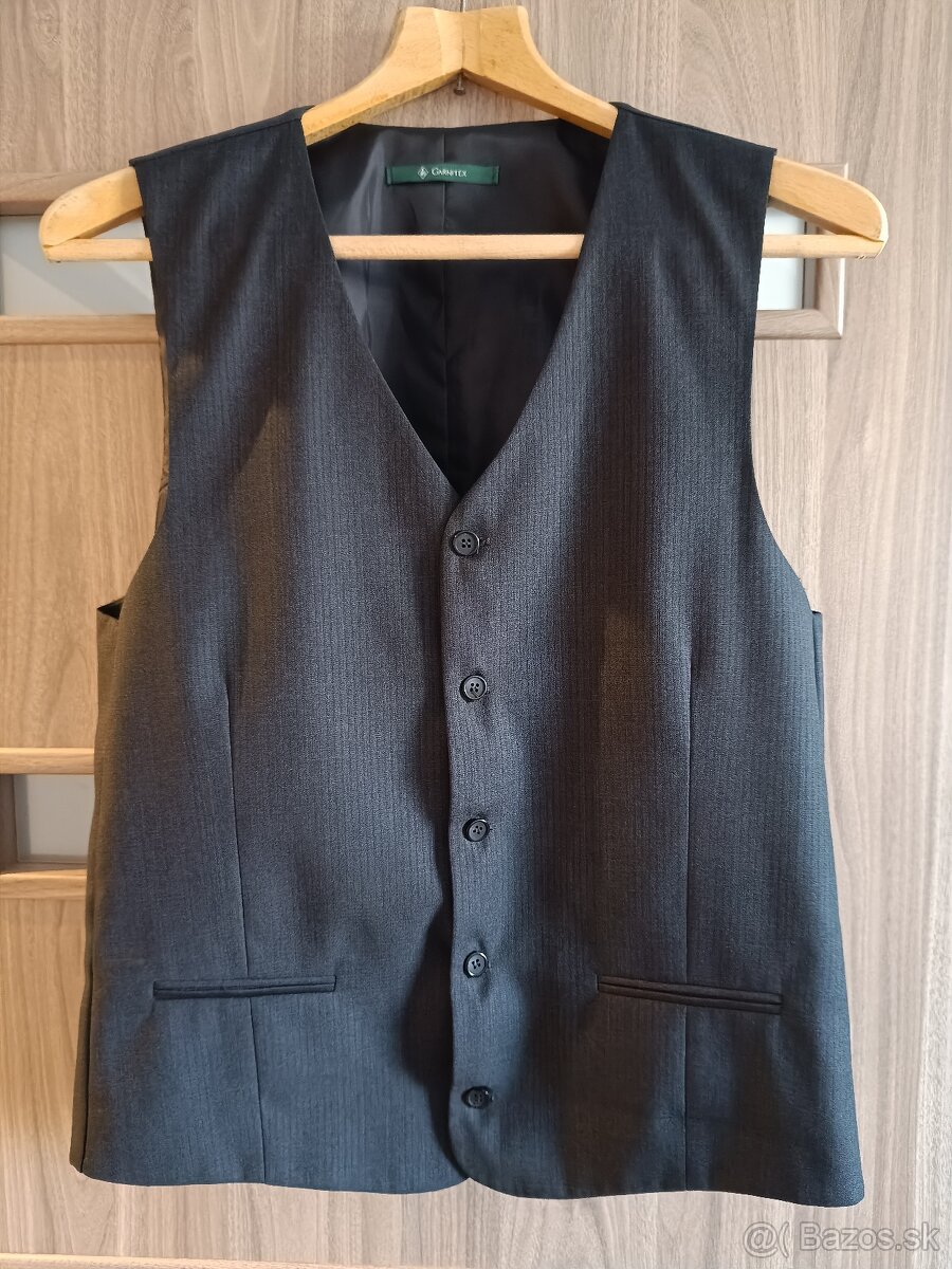 Pánsky oblek Garnitex čierny - 3