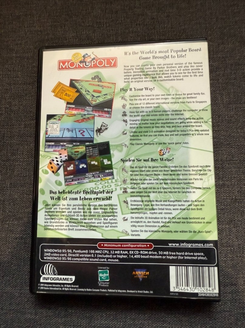 PC hra: Monopoly – Best of Infogrames (New Edition) - 3