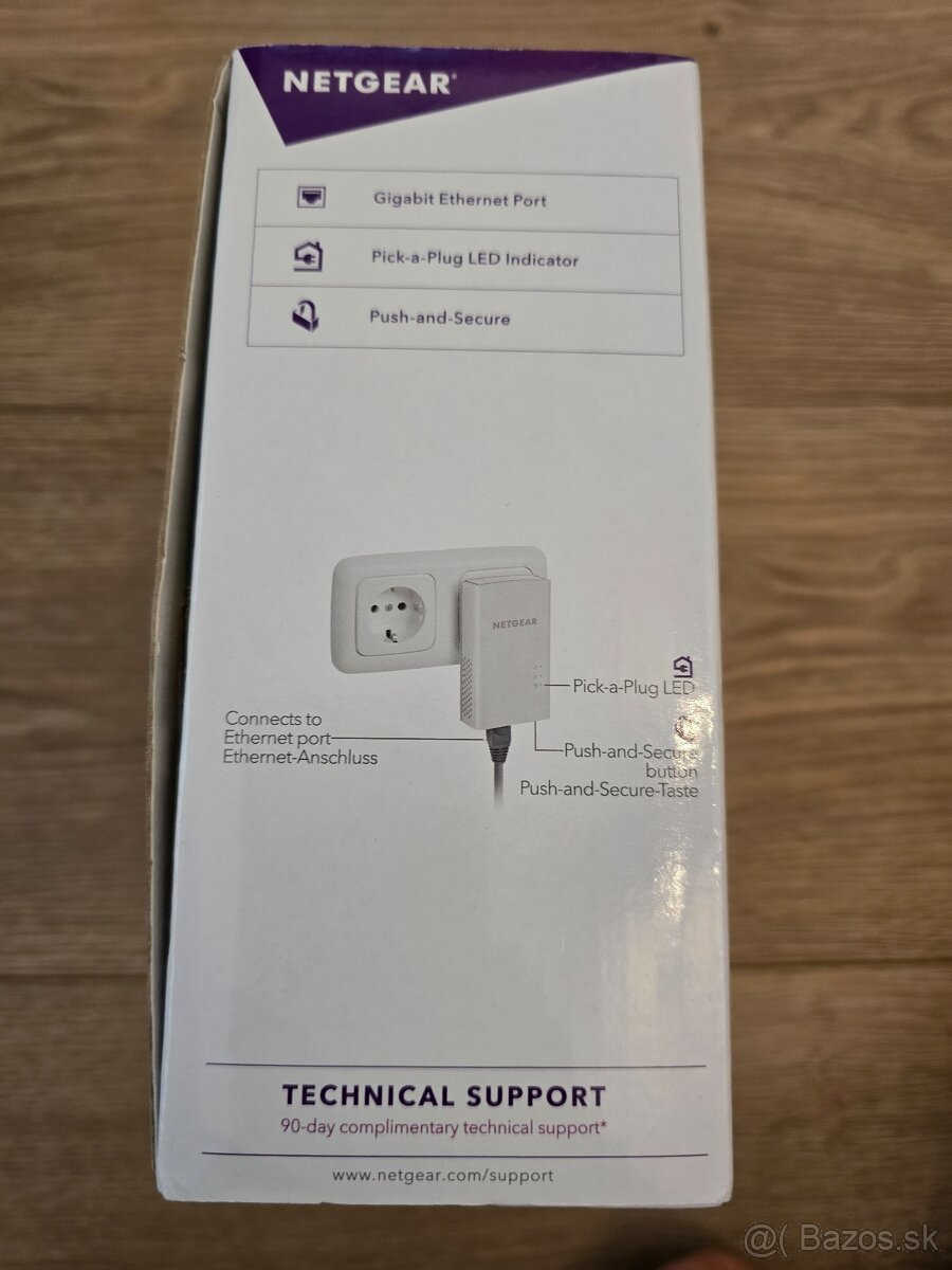 Netgear POWERLINE 1000, PL1000 kit 2 adaptery +kable - 3