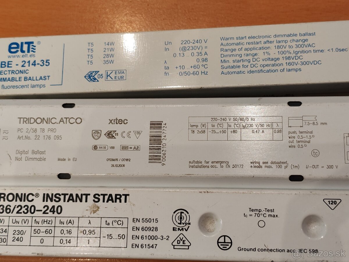 predradníky ELT, OSRAM, Tridonic.atco - 3