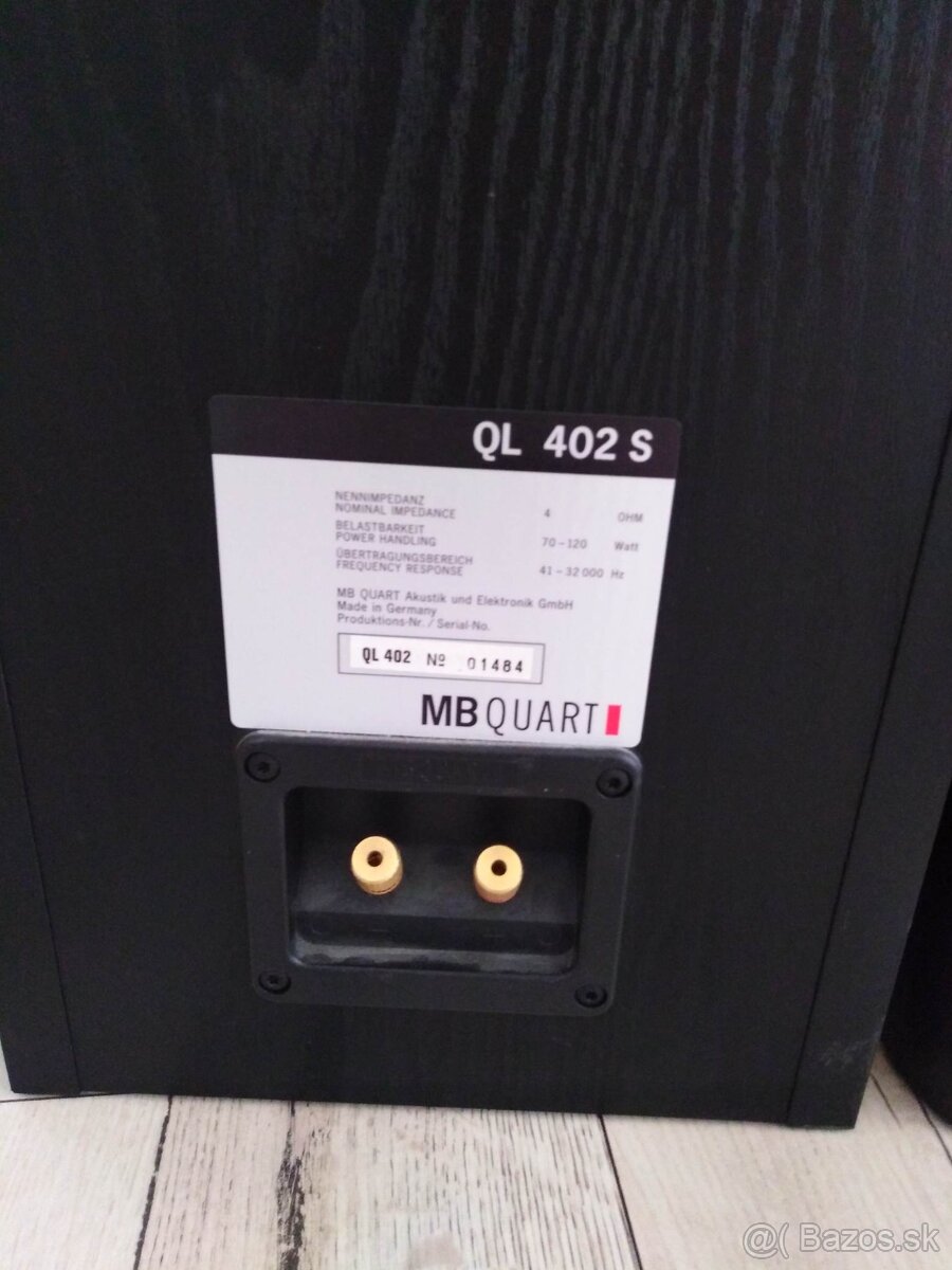 Predám reproduktory MB QUART QL 402 S - 3