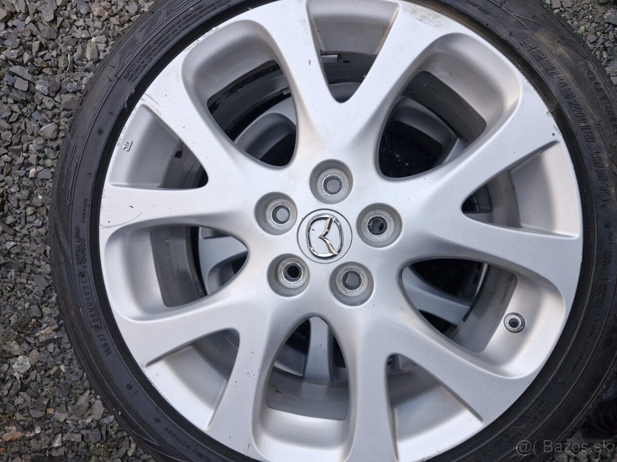Sada kolies Mazda 6 s tlakovýn senzorom a letnými pneu - 3