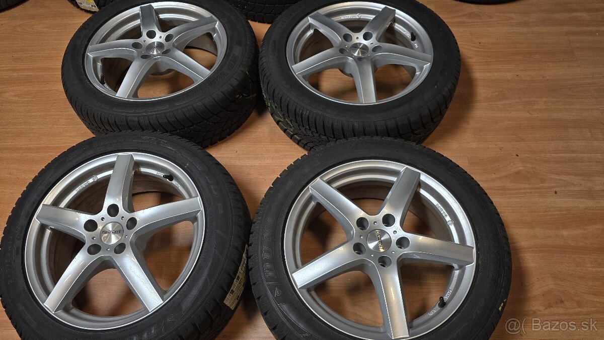 Predam elektrony 5x112 R17 a zimne gumy - 3