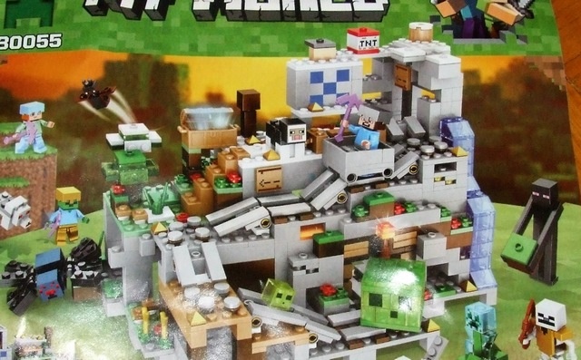 MINECRAFT-Horska Jaskyna 1000 ks stavebnica - 3