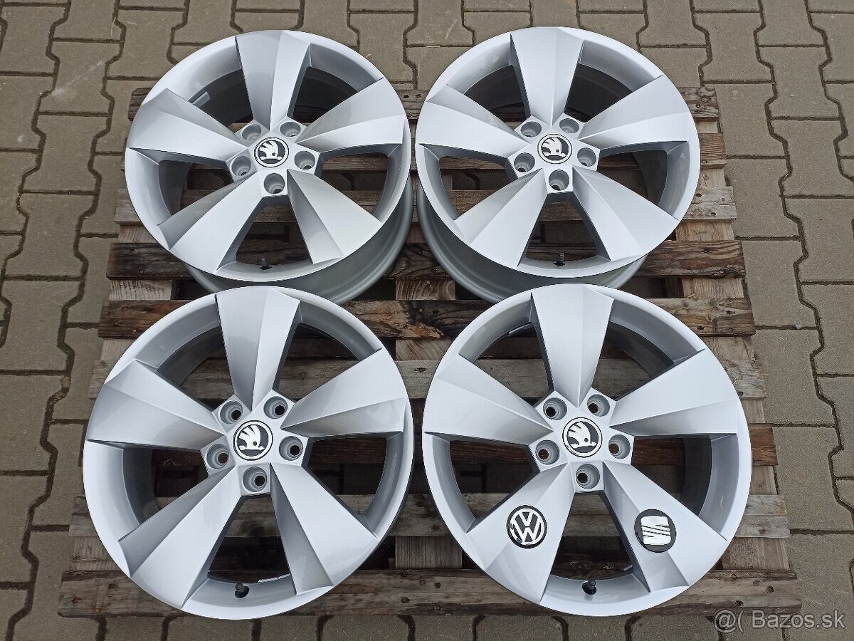 Originálne ALU disky Škoda, VW, Seat 5x112 R17 ET38 - 3
