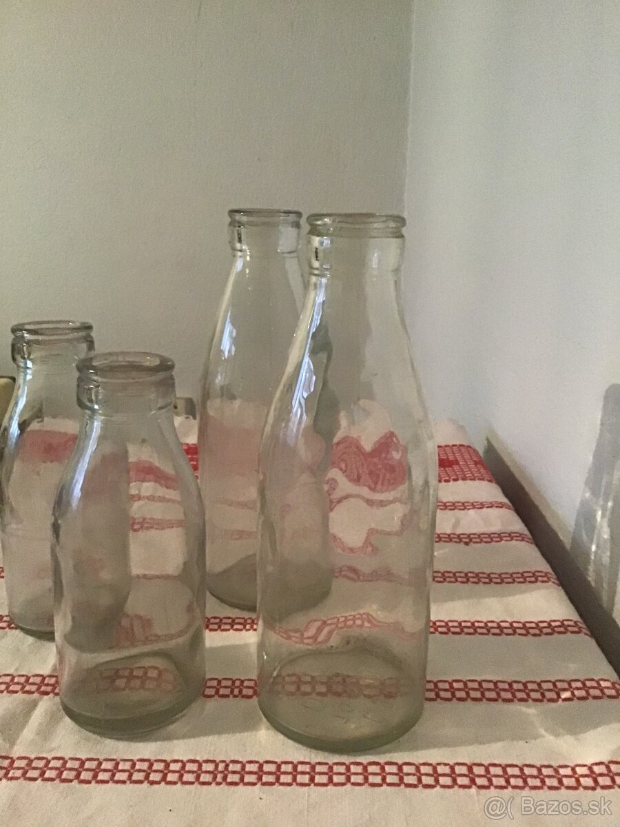 STARé MLIEKOVé FLAšE ORIGINAL KUSY - 3