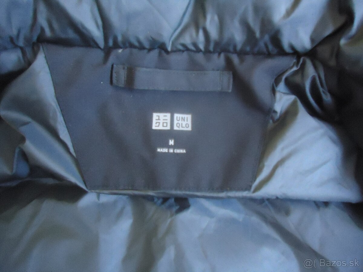 Páperová, ultra teplá bunda UniQlo, vel. M, nová 200e - 3