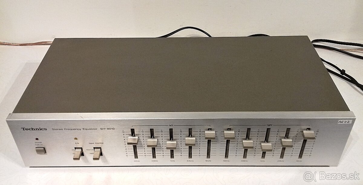 2x5 pasmovy equalizer TECHNICS SH-8010 vyr.JAPAN, AE02, AE83 - 3