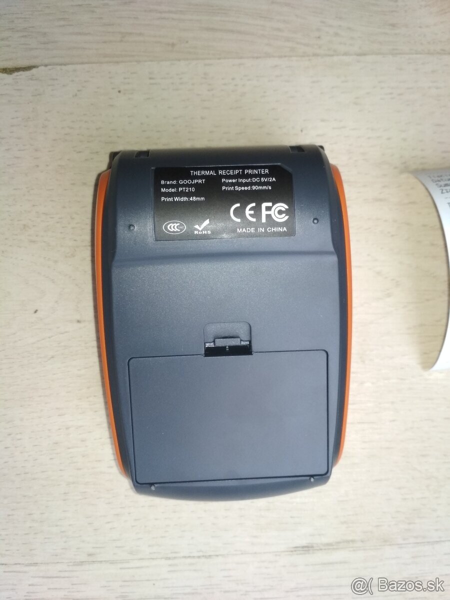 Prenosná termotlačiareň na bločky - 3