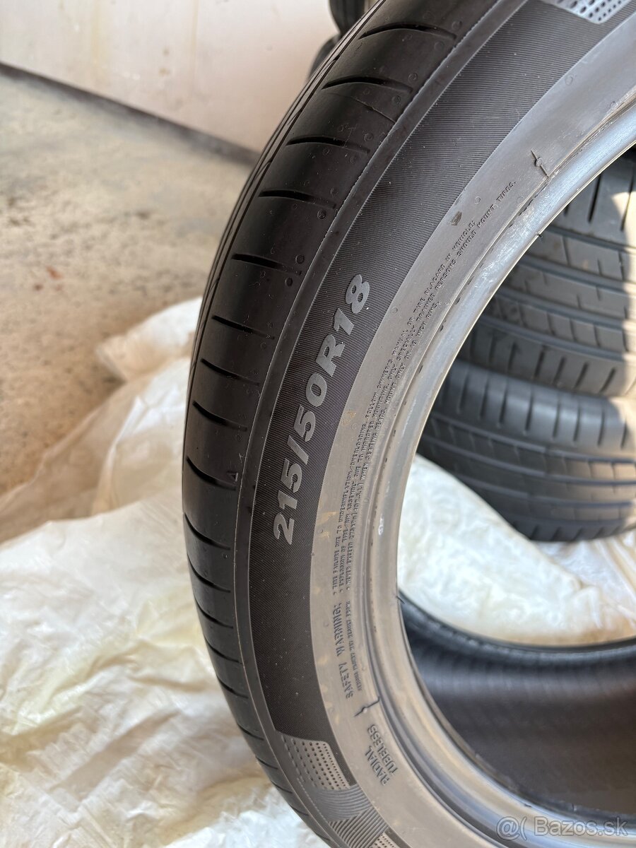 Predám letné pneu. 215/50 R18 rok (0725) - 3