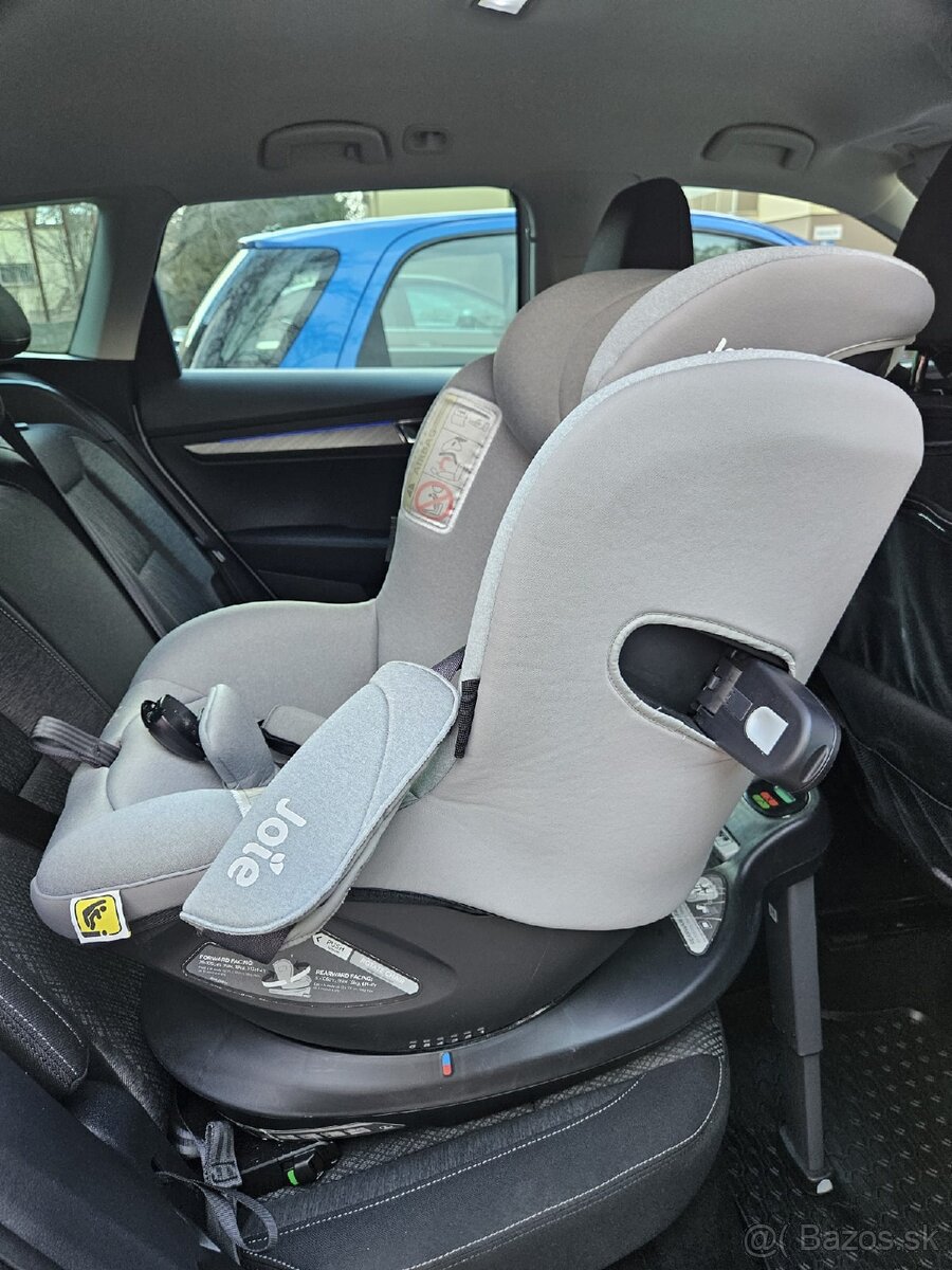 Detska autosedačka JOIE i-spin E 360- sivá - 3