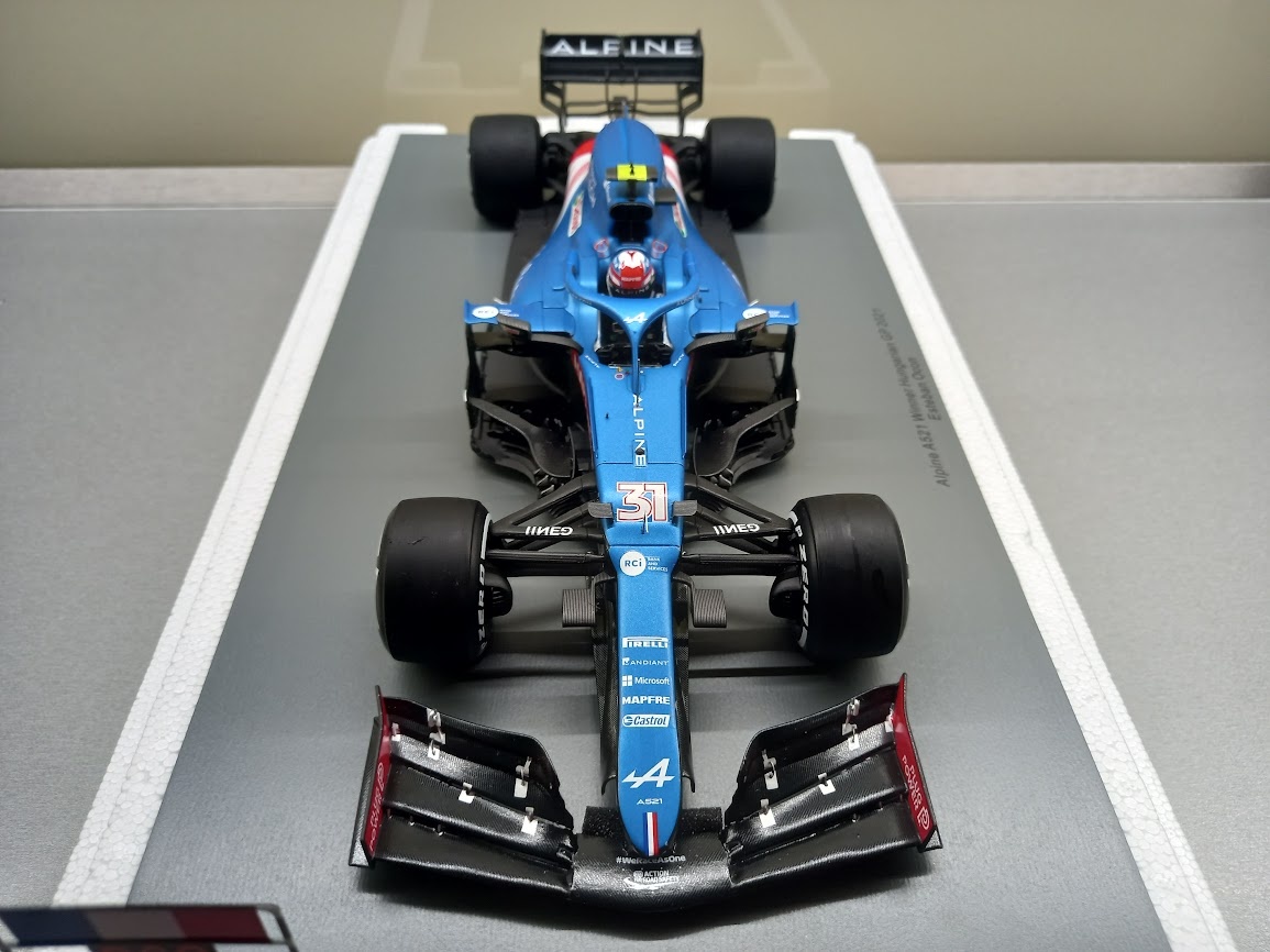 F1 ALPINE A521 ESTEBAN OCON VÍTĚZ GP MAĎARSKA 2021 SPARK - 3