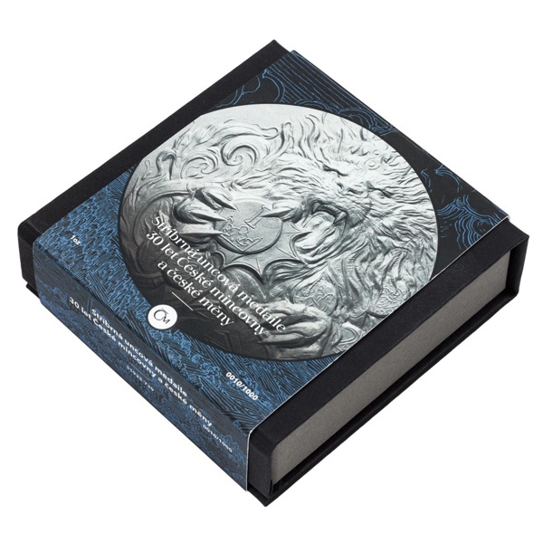 Investicne striebro mince minca Český Lev - 3