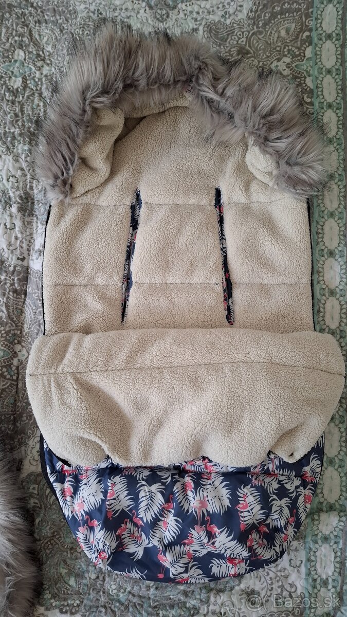 Fusak do kočíka a rukávnik s kožušinkou BABYMATEX - 3