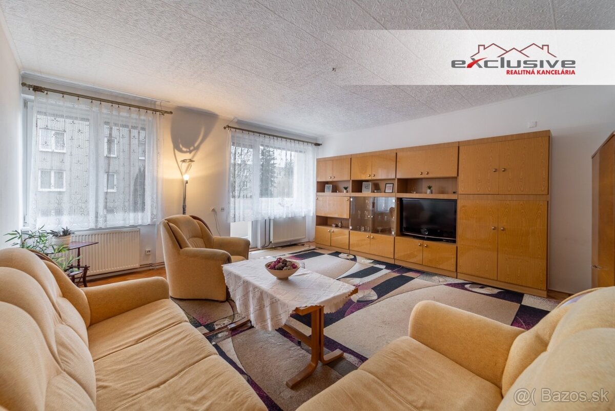 "REZERVOVANÉ" 3-IZBOVÝ BYT,UL.ŠTÚROVA-LIPANY,76M2,LOGGIA,V - 3