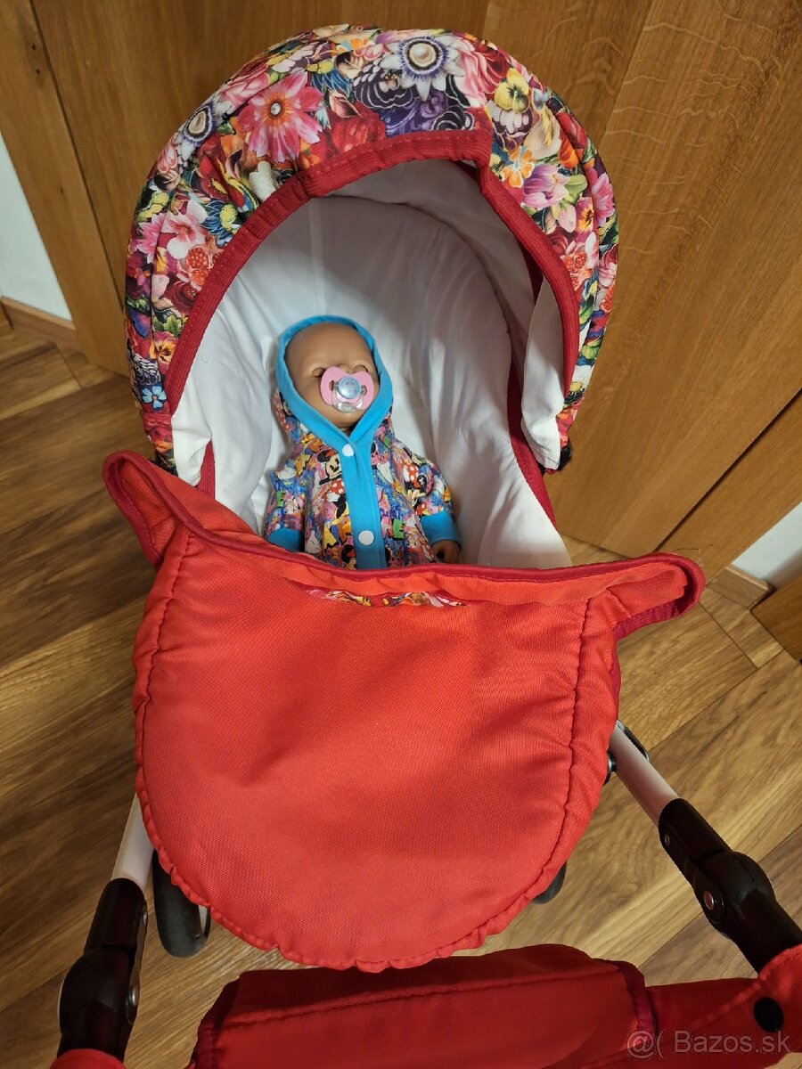 Veľký kočík pre bábiky, mega pevný. - 3