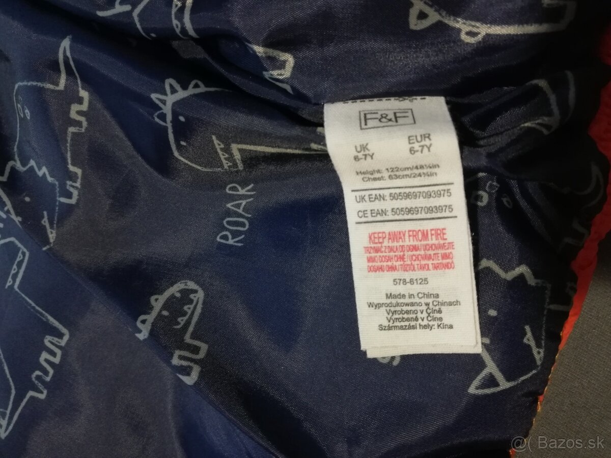 Zimná bunda F&F 5-7 r. - 3