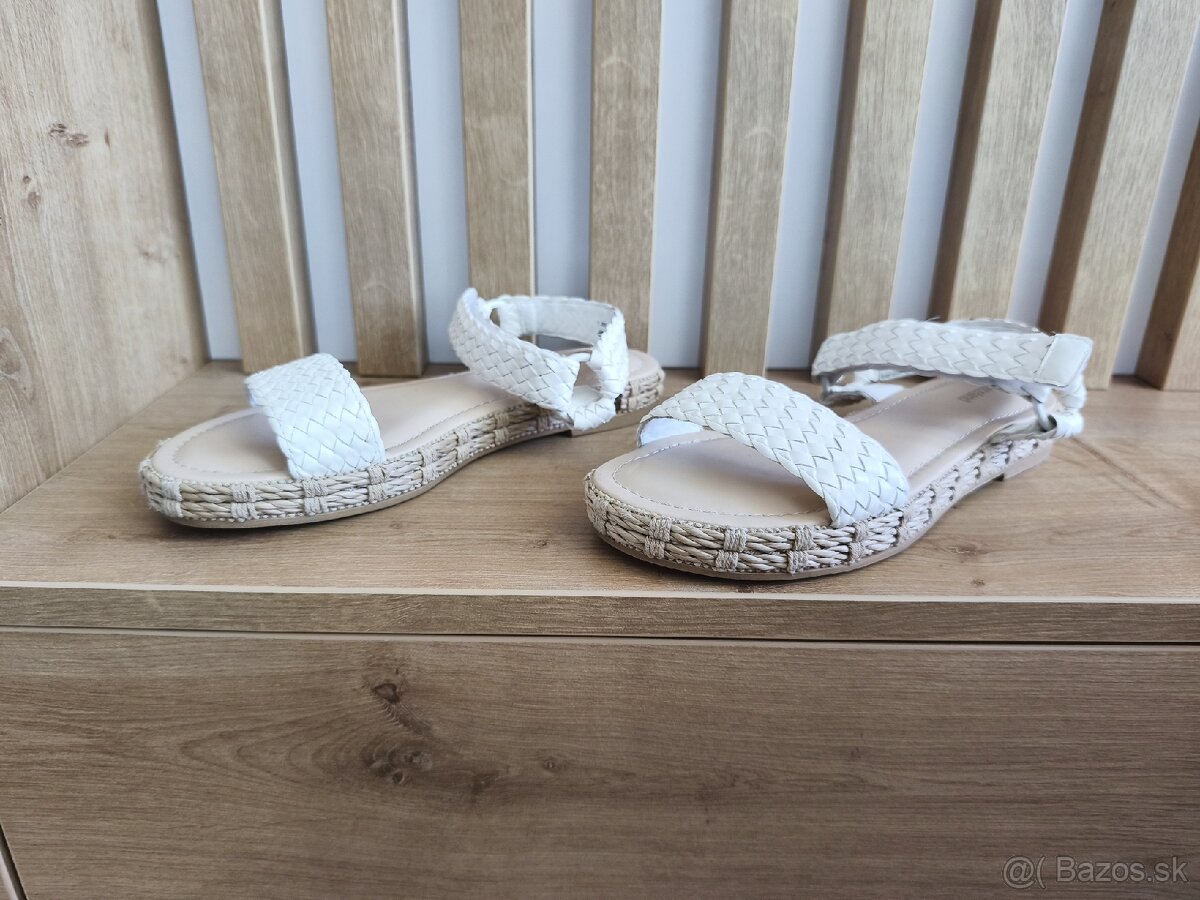 Dámske sandále, biele - 3
