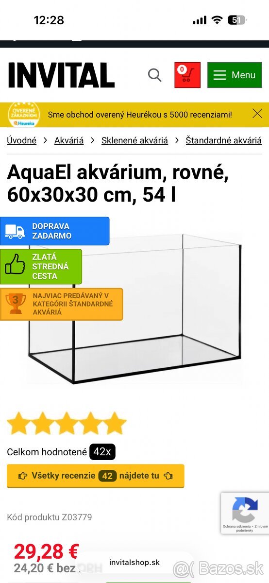 Akvárium 60x30x30 - 3
