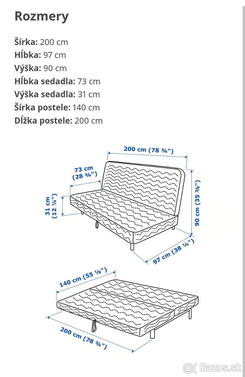 Pohovka IKEA NYHAMN - 3