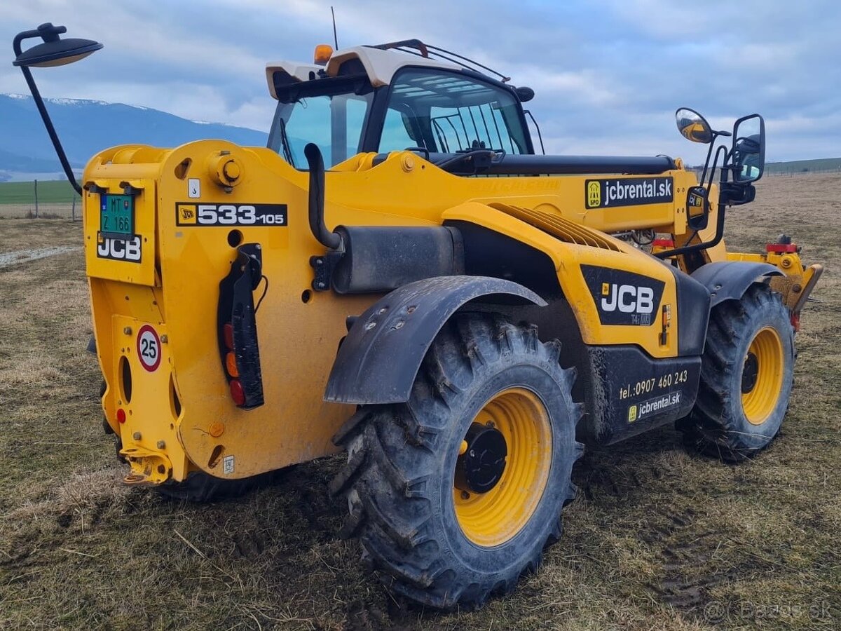 Teleskopický nakladač manipulátor JCB 533 - 105 - 3