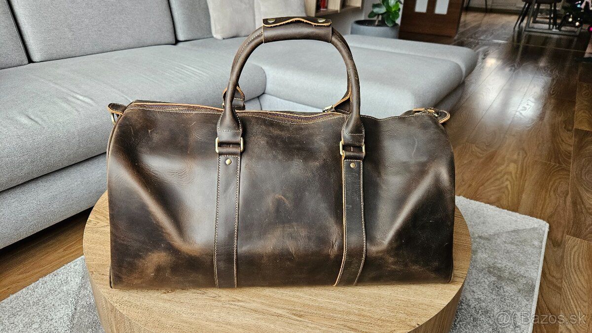 Panska kozena cestovna taska - 3