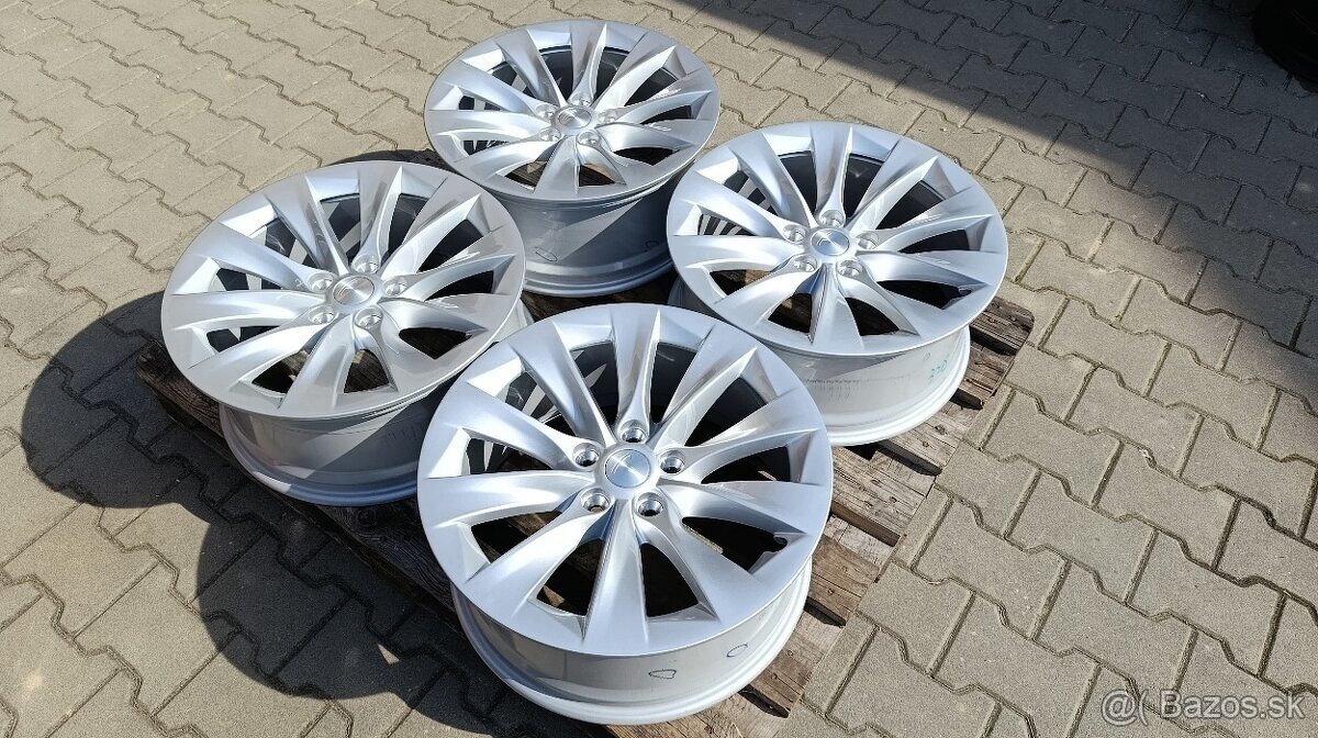 Originálne alu disky Tesla Model S 5x120 R19 - 3