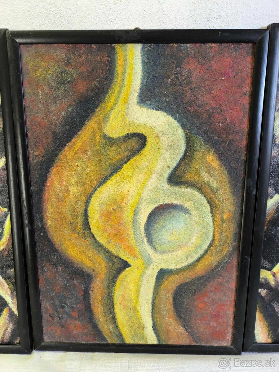 Ľubomír Ondovčík- 3 olejomaľby - 3