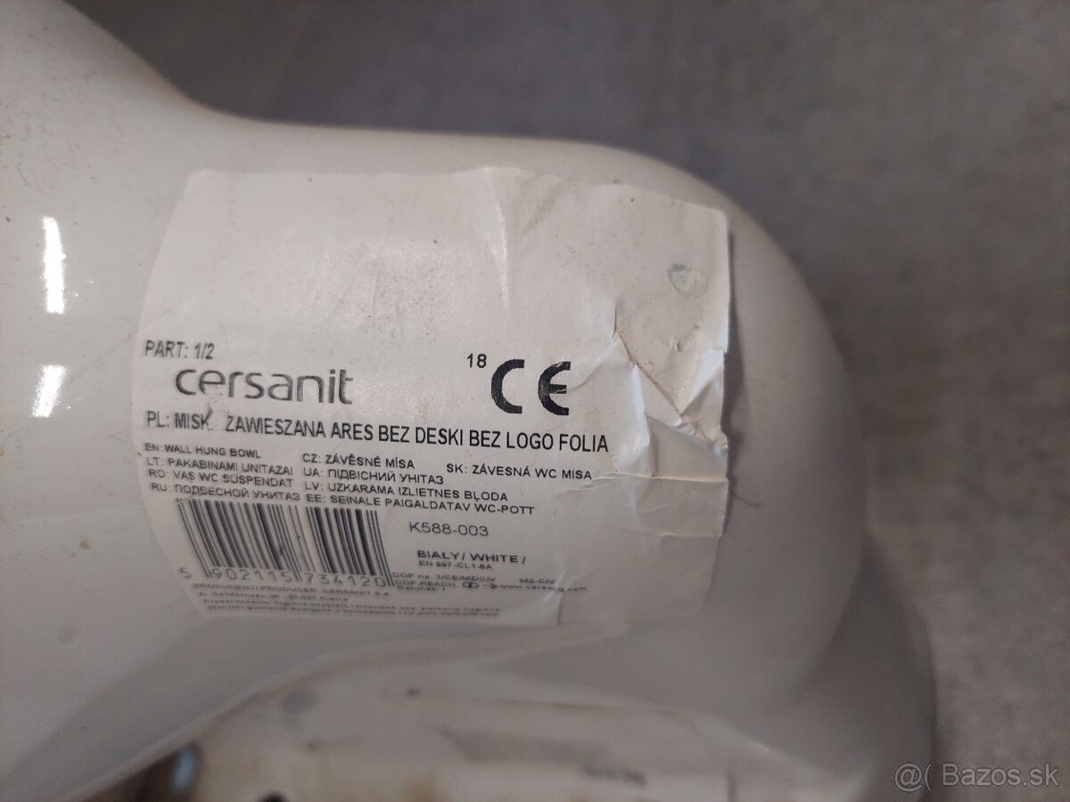 Záchodová misa Cersanit s line pro +doska - 3