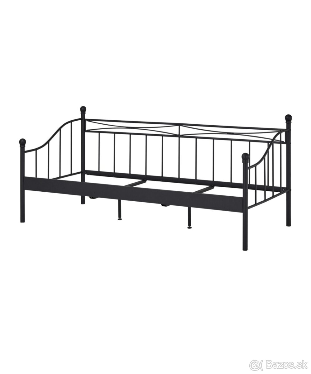 Kovova postel a rostom 90x200 - 3
