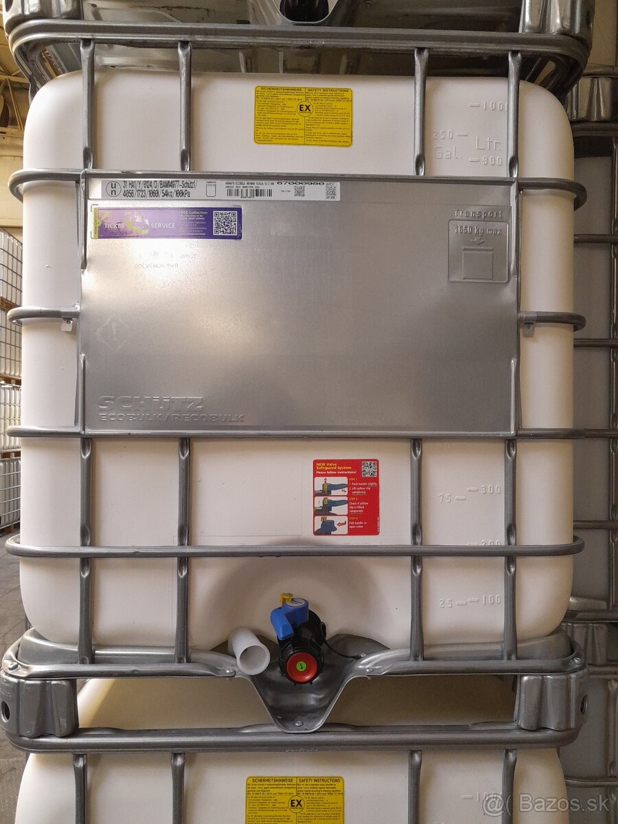 1000L nádrž IBC kontajner umyté - 3