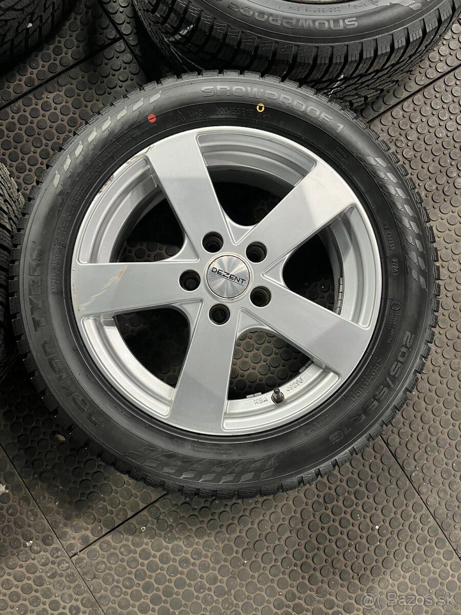 205/55R16 Nokian, 5x108 Dezent - 3