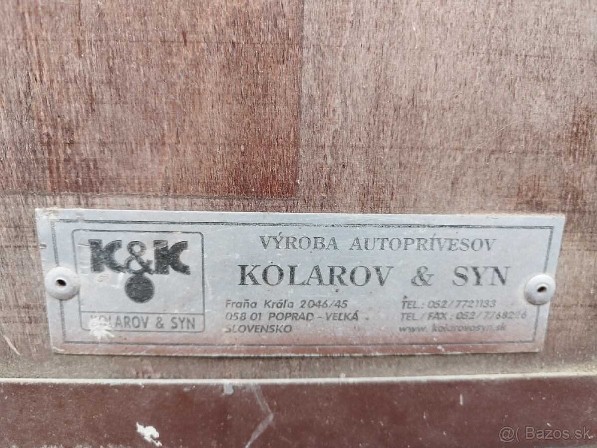 Predám prívesný vozík - 3