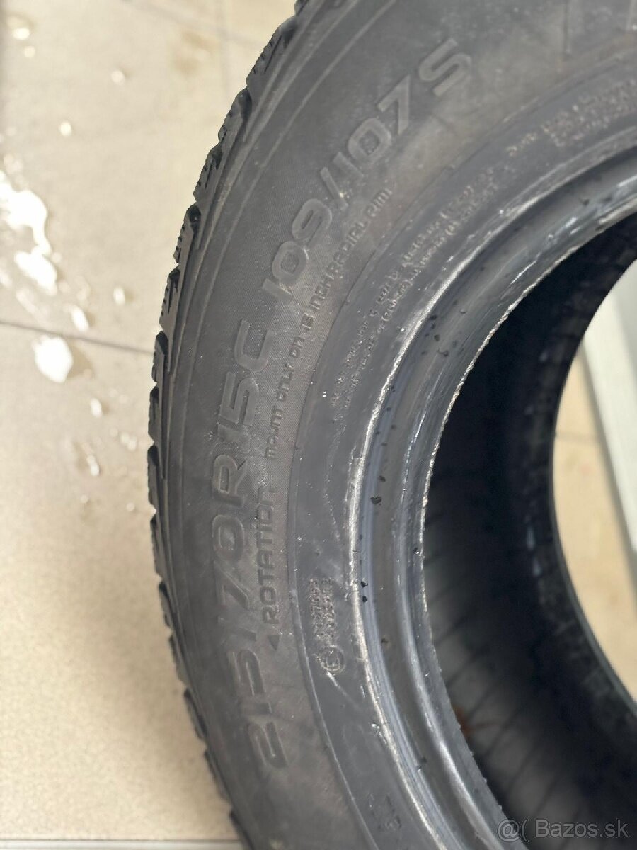 Zimná pneu Nokian 215/70 r15c - 3