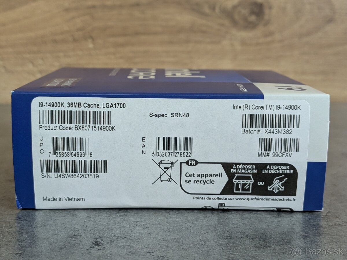 Intel Core i9-14900K - NOVÝ - záruka do 01/2029 - 3