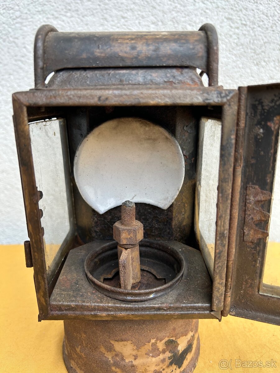 Nemecke kovové karbidove Lampi - 3